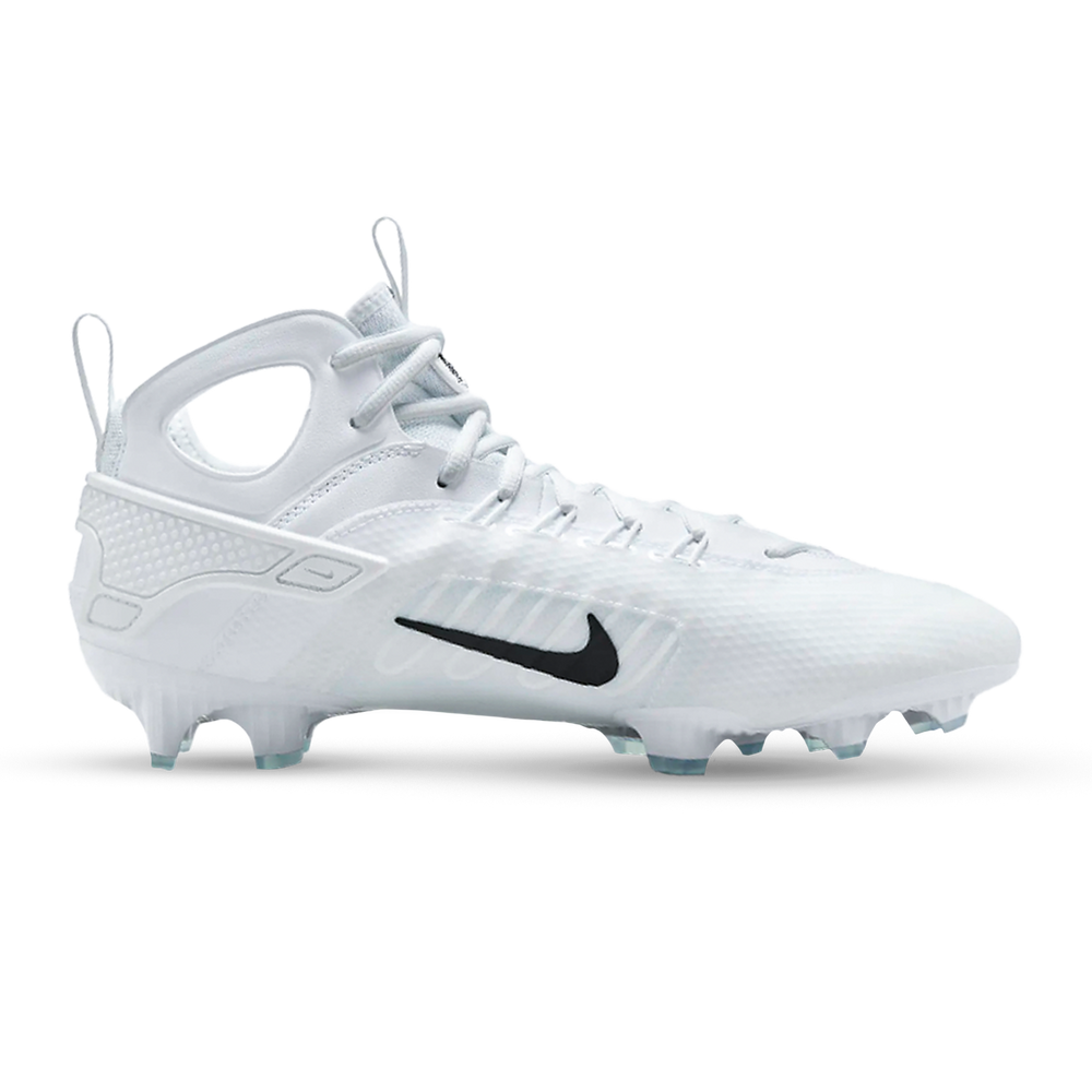 Nike Huarache 9 Elite Lacrosse Cleats - White / Black