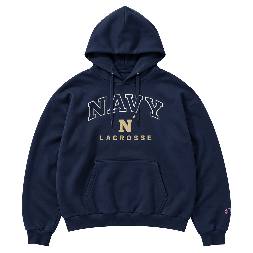 Adult Navy Lacrosse Hoodie