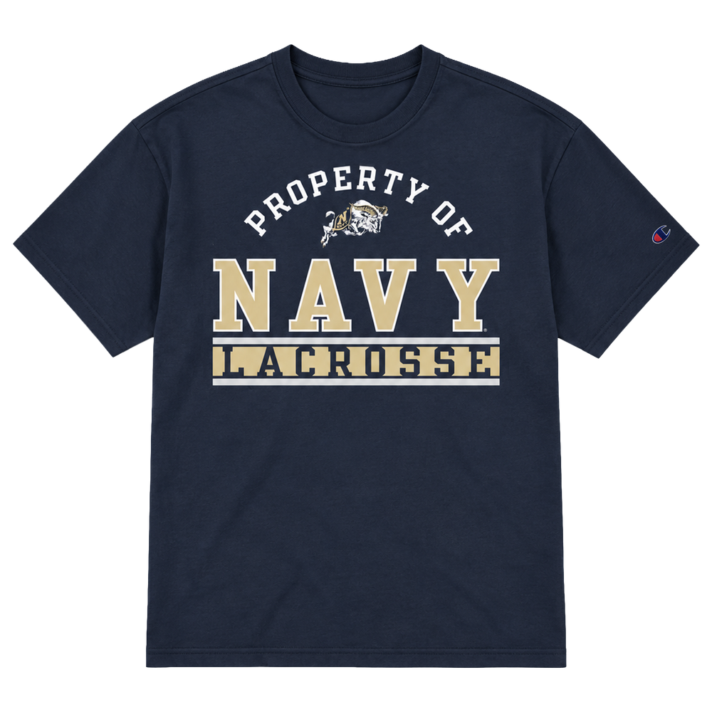 Youth Navy Lacrosse Tee