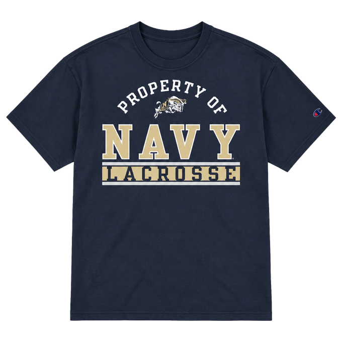 Youth Navy Lacrosse Tee