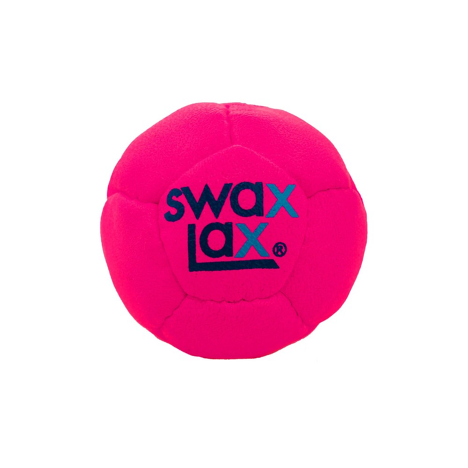 Swax Lax Lacrosse Training Ball Neon Pink