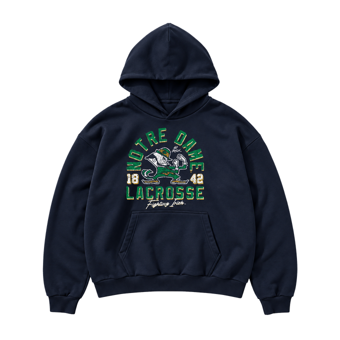 Youth Notre Dame Lacrosse Hoodie