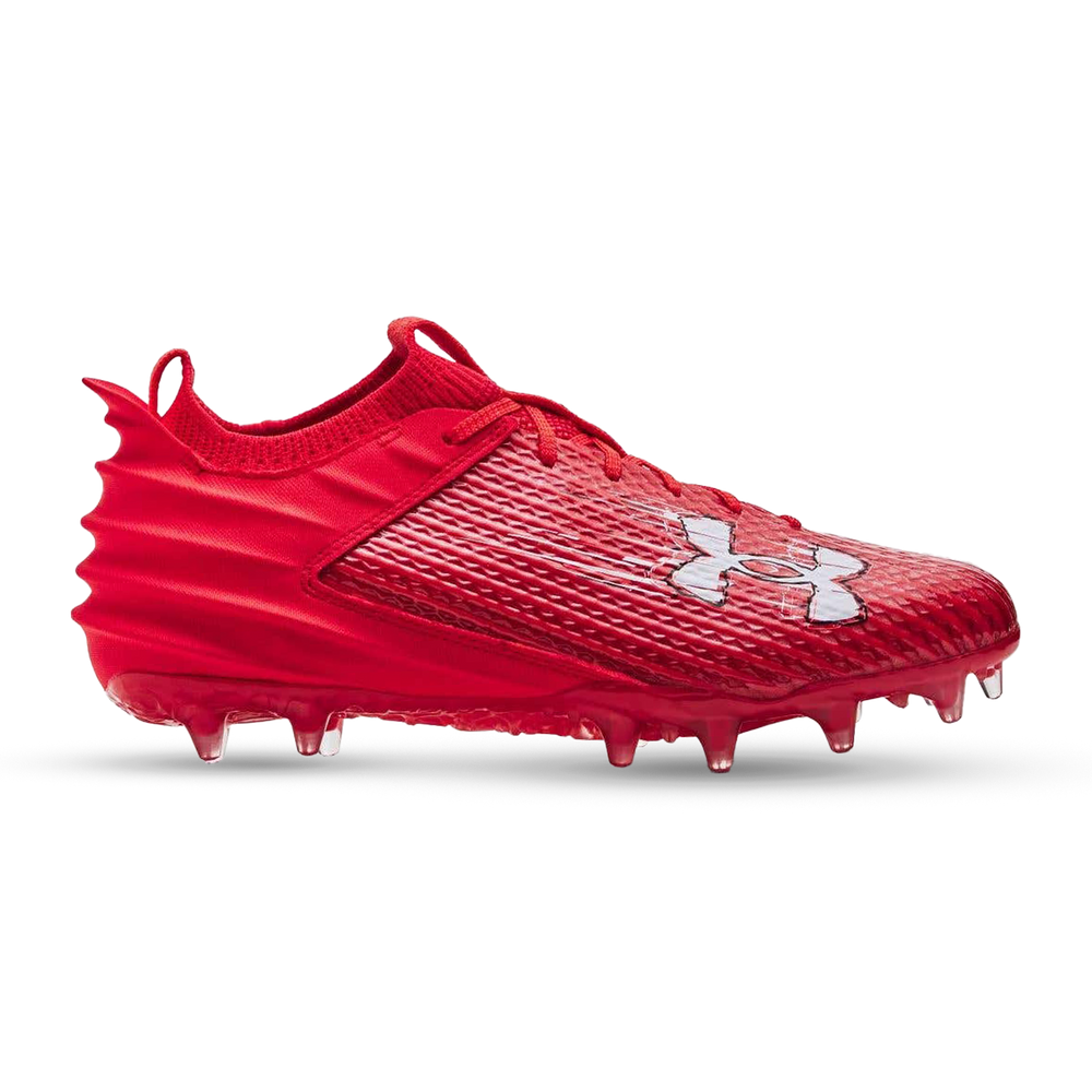 Under Armour Blur Smoke 2.0 Lacrosse Cleats - Red