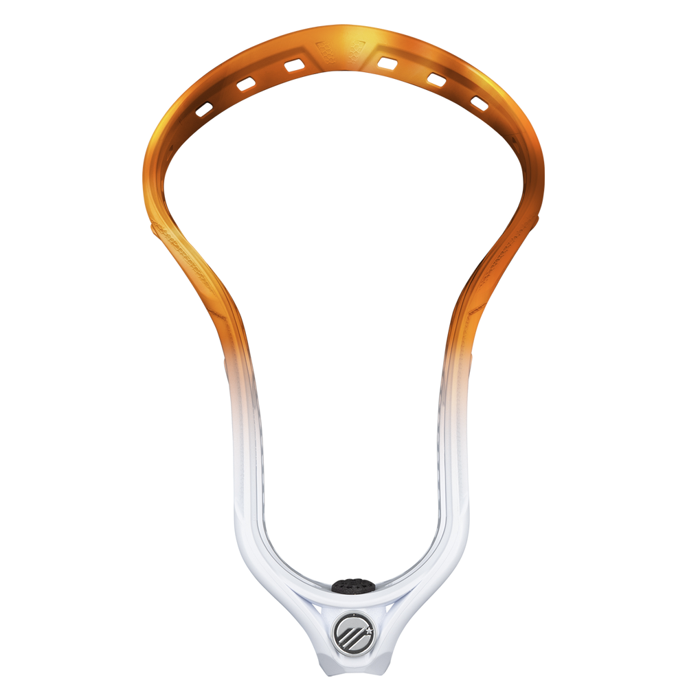 Maverik Optik Force Chrome Fade Unstrung Lacrosse Head- Orange