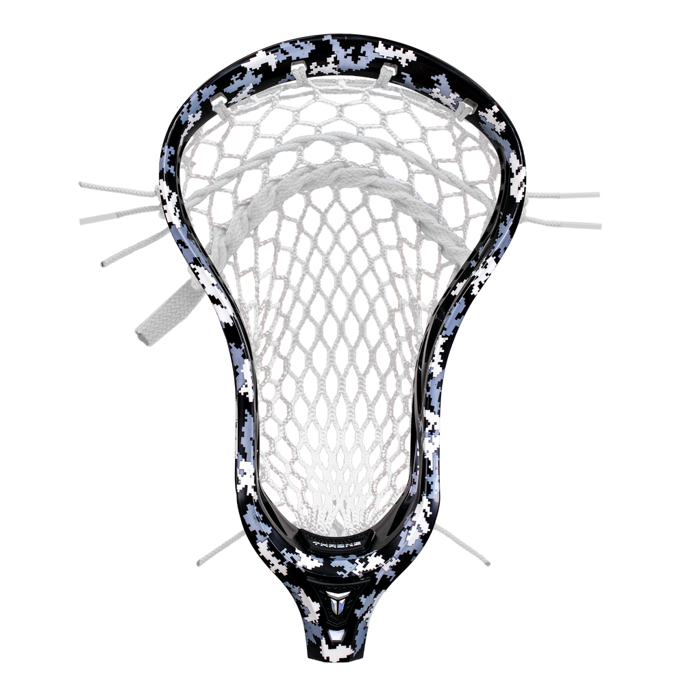 THRONE OMEN Black Pixel Dyed Lacrosse Head 