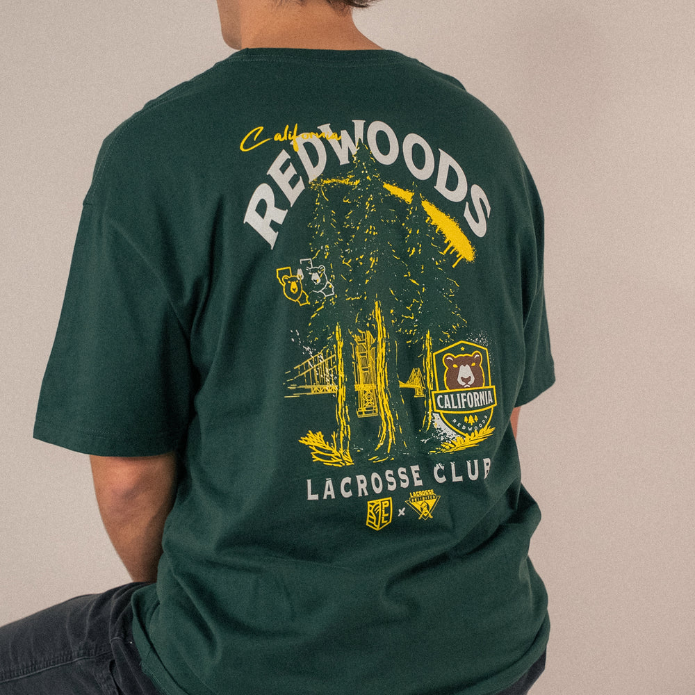 California Redwoods Adult Lacrosse Tee