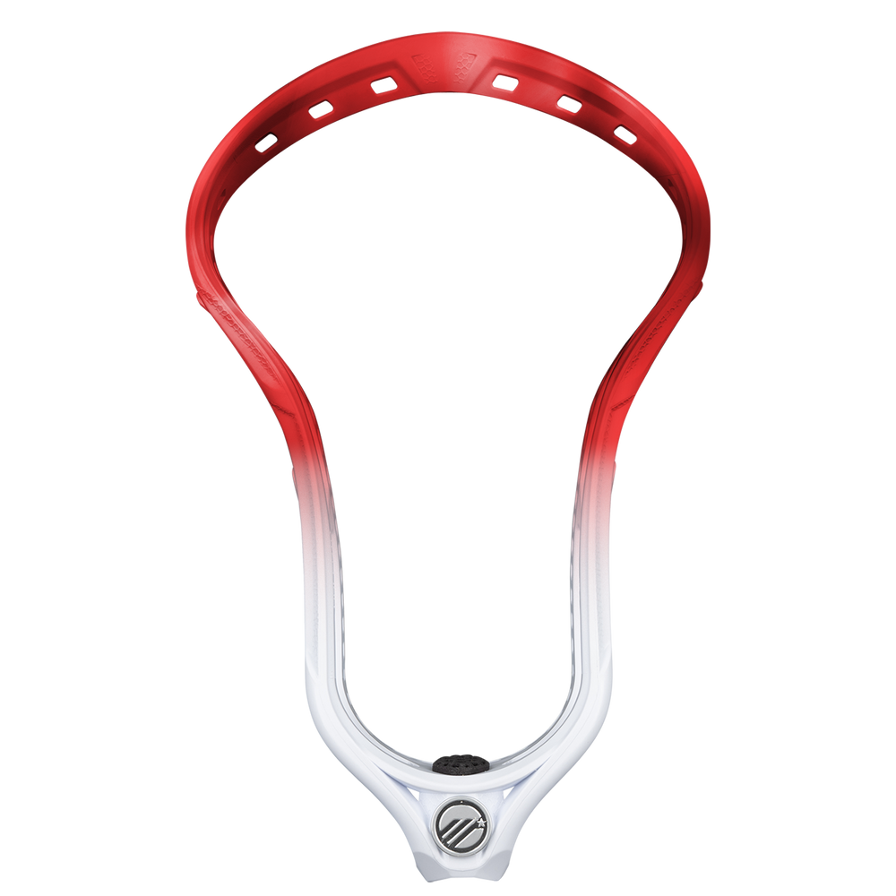 Maverik Optik Force Chrome Fade Unstrung Lacrosse Head- Red