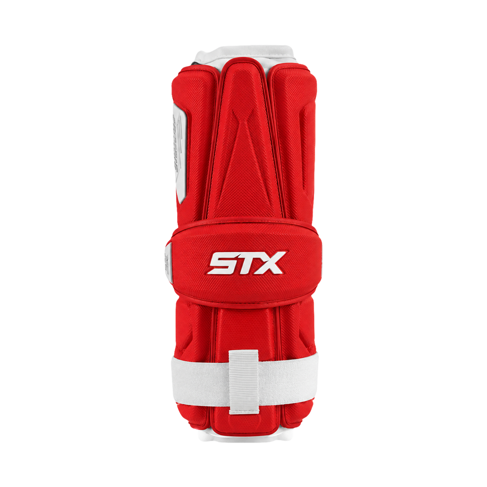 STX Stallion 1K LE Lacrosse Arm Guards- Red