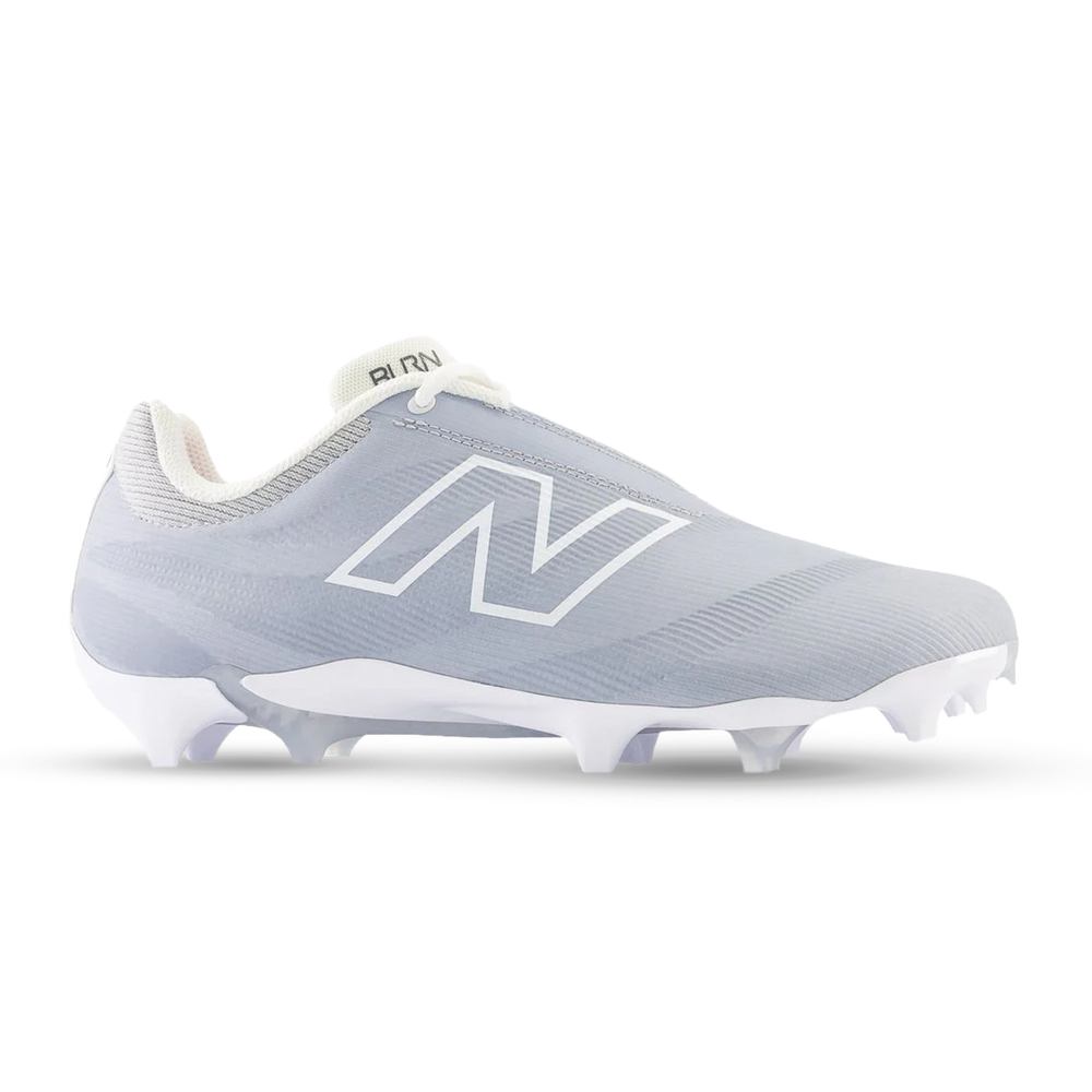 New Balance Burn X4 Lacrosse Cleats - Grey