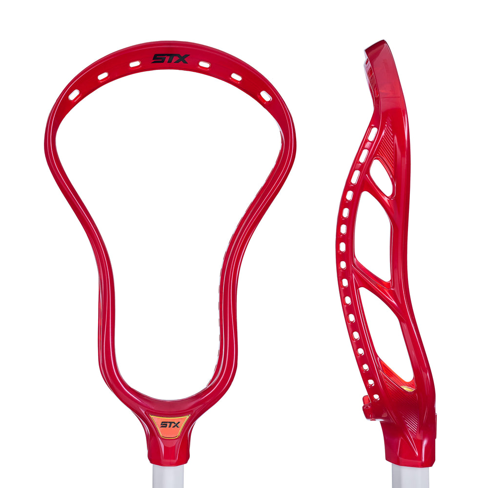 STX Stallion Prism Red Burst Unstrung Men's Lacrosse Head 