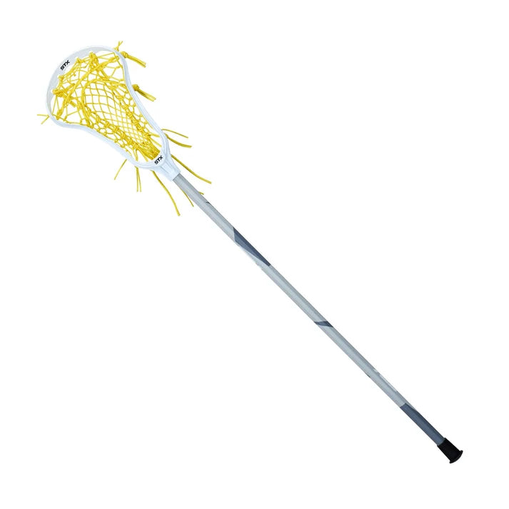 STX Crux 400 Aline Women's Complete Lacrosse Stick- White/Yellow