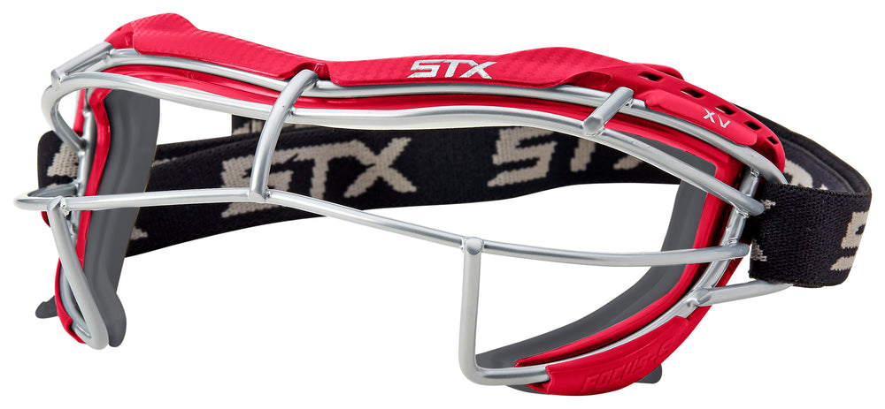 STX Focus XVS Lacrosse Goggles - Red