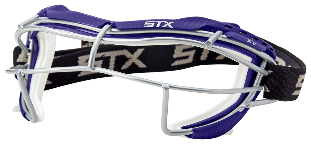 STX Focus XVS Lacrosse Goggles - Royal
