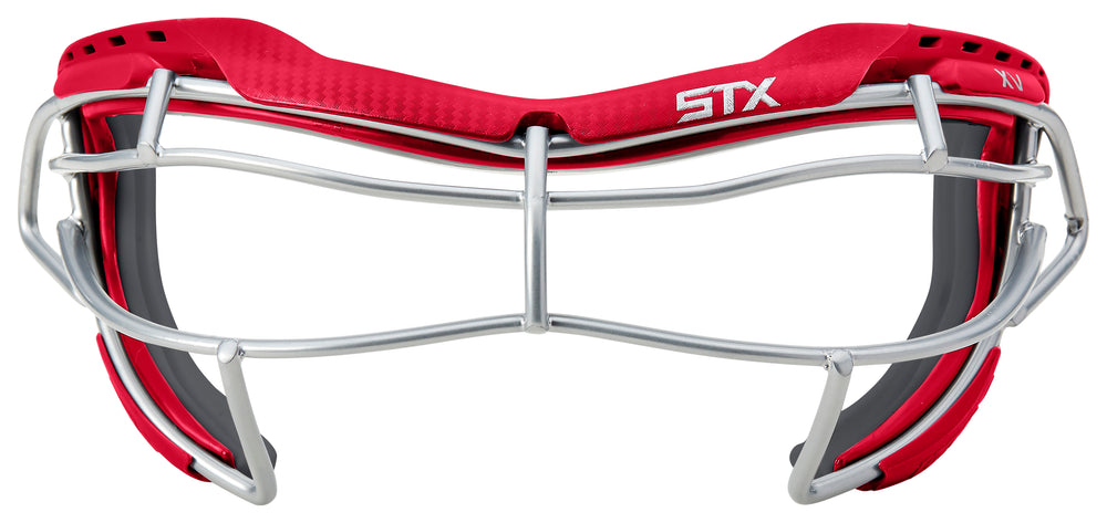STX Focus XVS Lacrosse Goggles - Red