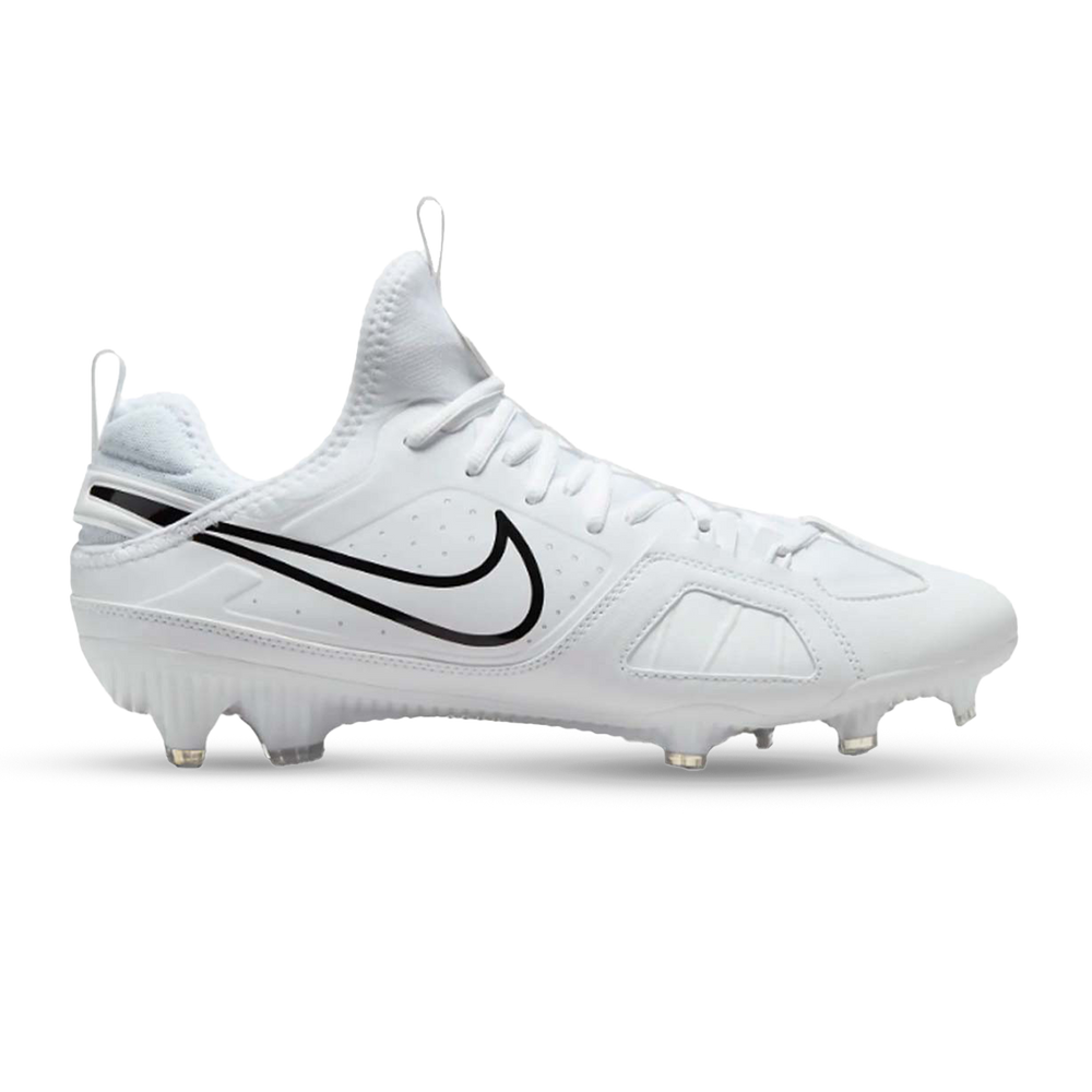 Nike Huarache 9 Varsity Lacrosse Cleats - White / Black
