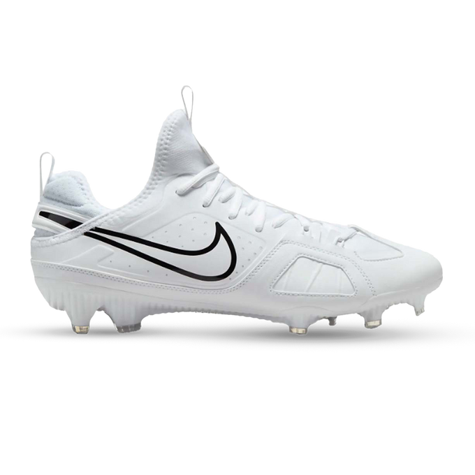 Nike Huarache 9 Varsity Lacrosse Cleats - White / Black
