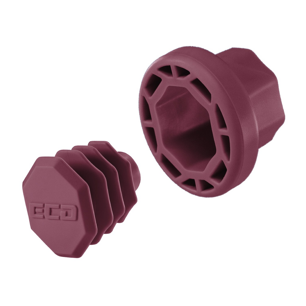 ECD Sliding End Cap - Maroon