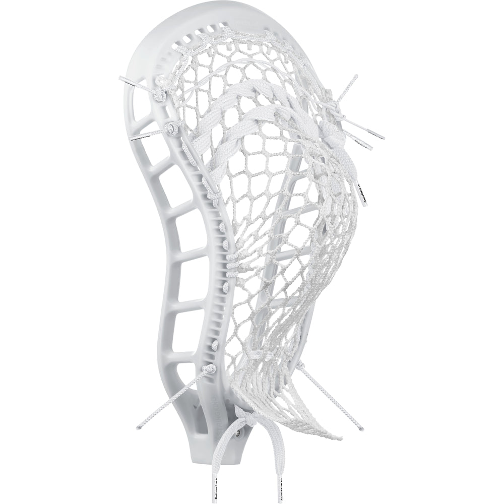 StringKing Mark 3D Strung Lacrosse Head Type 5S- White
