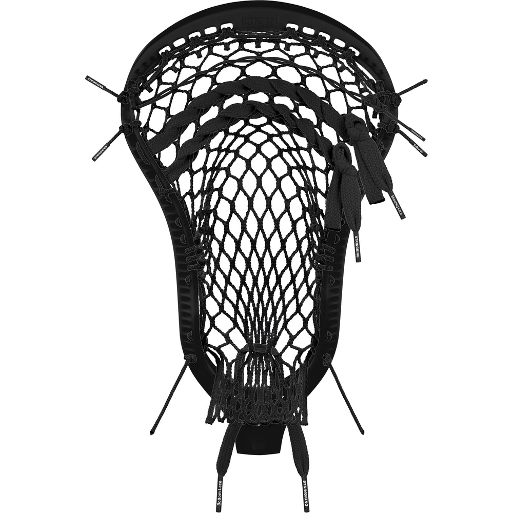 String King Mark 3D Strung Lacrosse Head Type 5S - Black