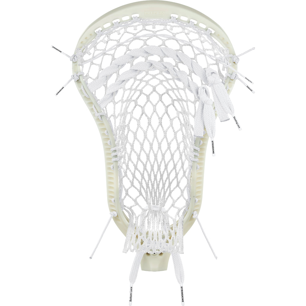 String King Mark 3D Strung Lacrosse Head Type 5S - Off White