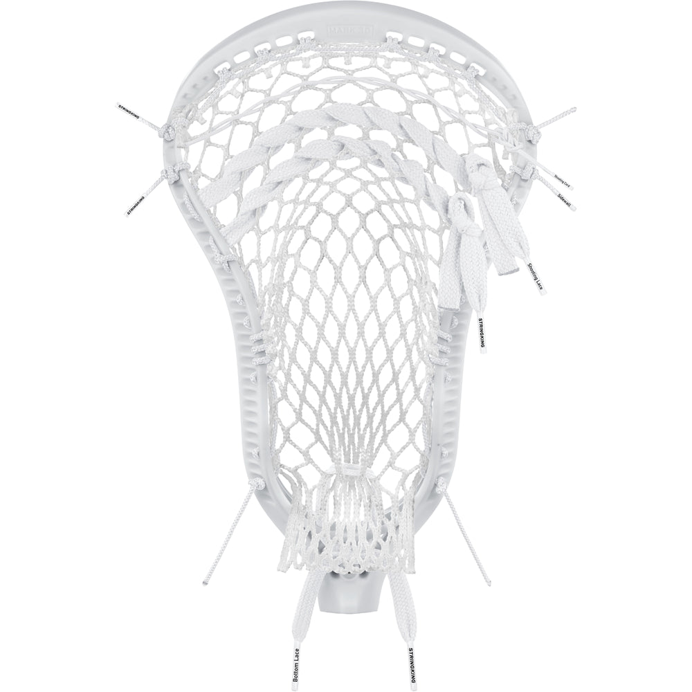 String King Mark 3D White Strung Lacrosse Head Type 5S