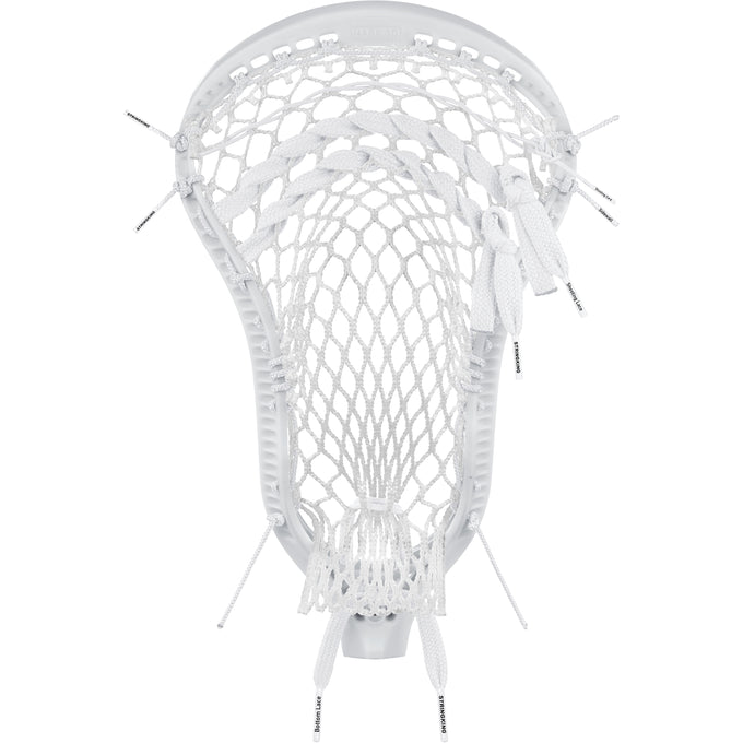 String King Mark 3D White Strung Lacrosse Head Type 5S