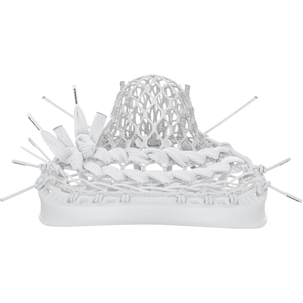 String King Mark 3D White Strung Lacrosse Head Type 5S