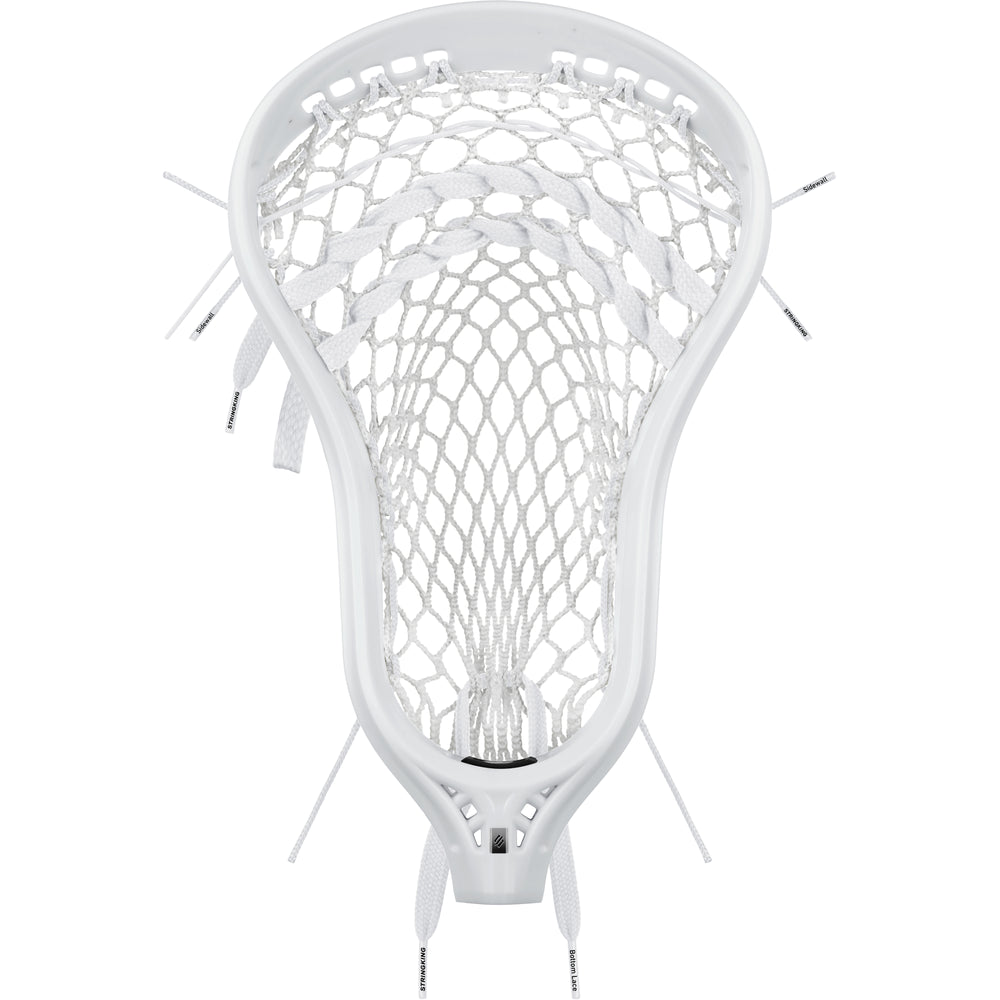 String King Mark 3D White Strung Lacrosse Head Type 5S