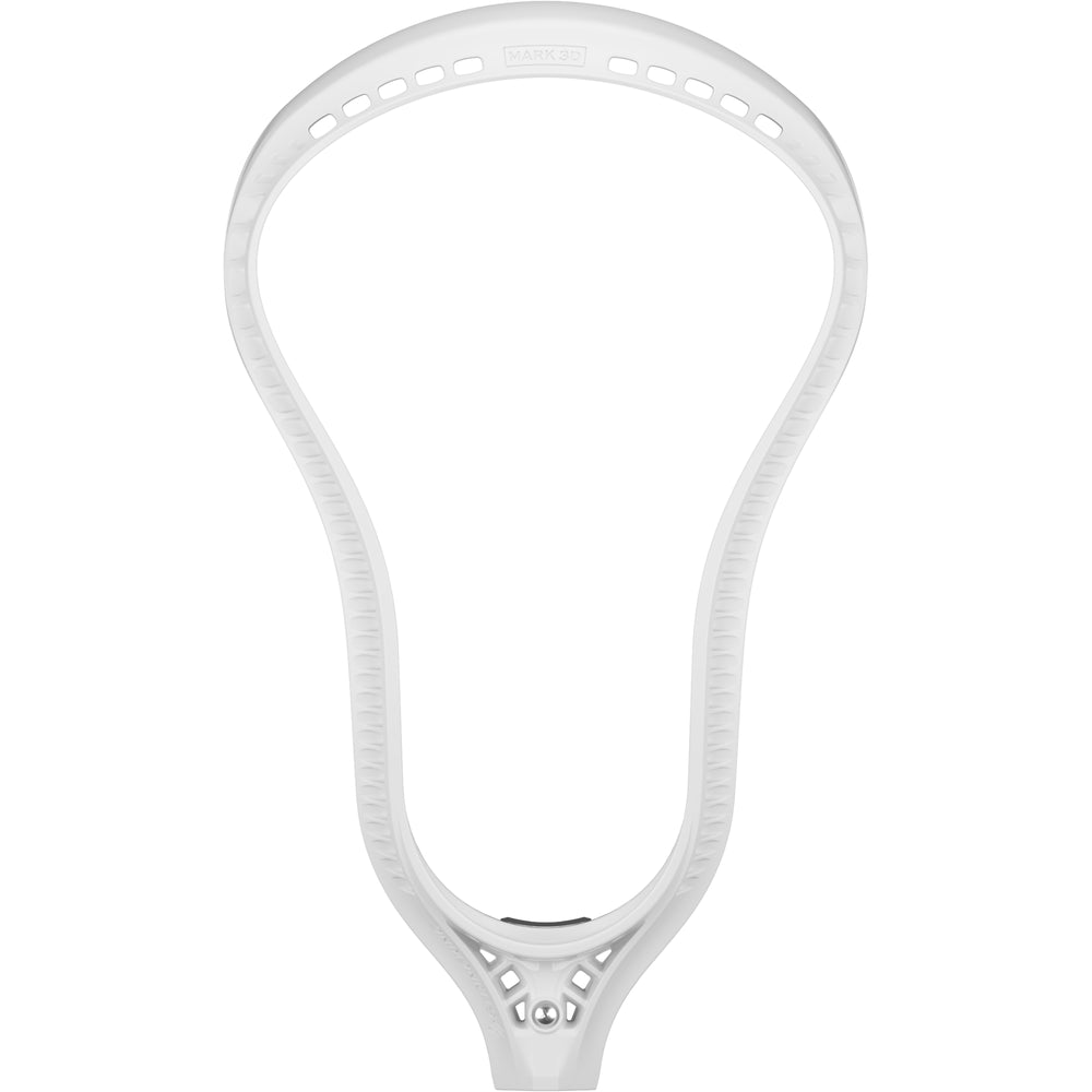 StringKing Mark 3D Men's Unstrung Lacrosse Head - White
