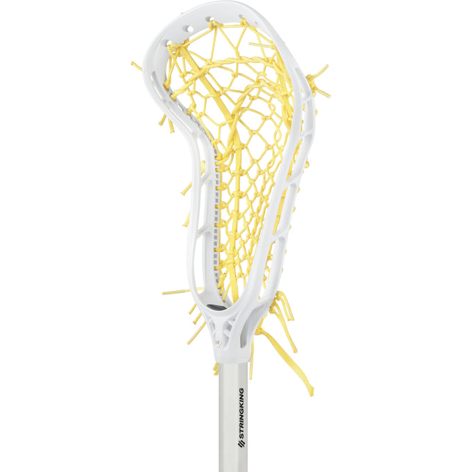 StringKing Women's Complete 2 Pro Midfield Lacrosse Stick - White/Yellow