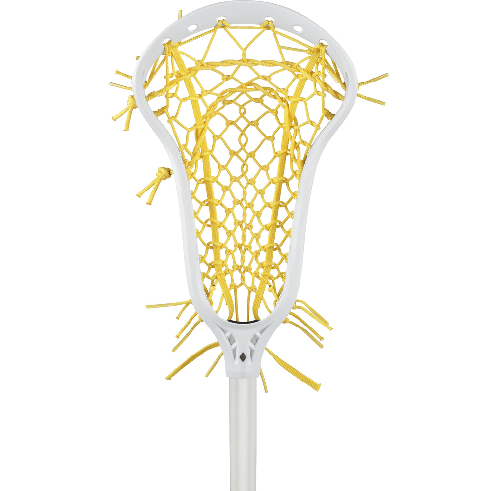 StringKing Women's Complete 2 Pro Midfield Lacrosse Stick - White/Yellow