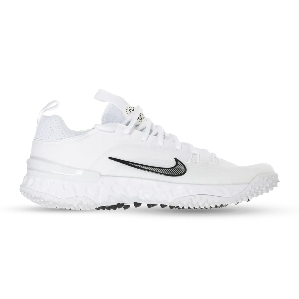 Nike Huarache 9 Elite Lacrosse Turf Shoes - White / Black