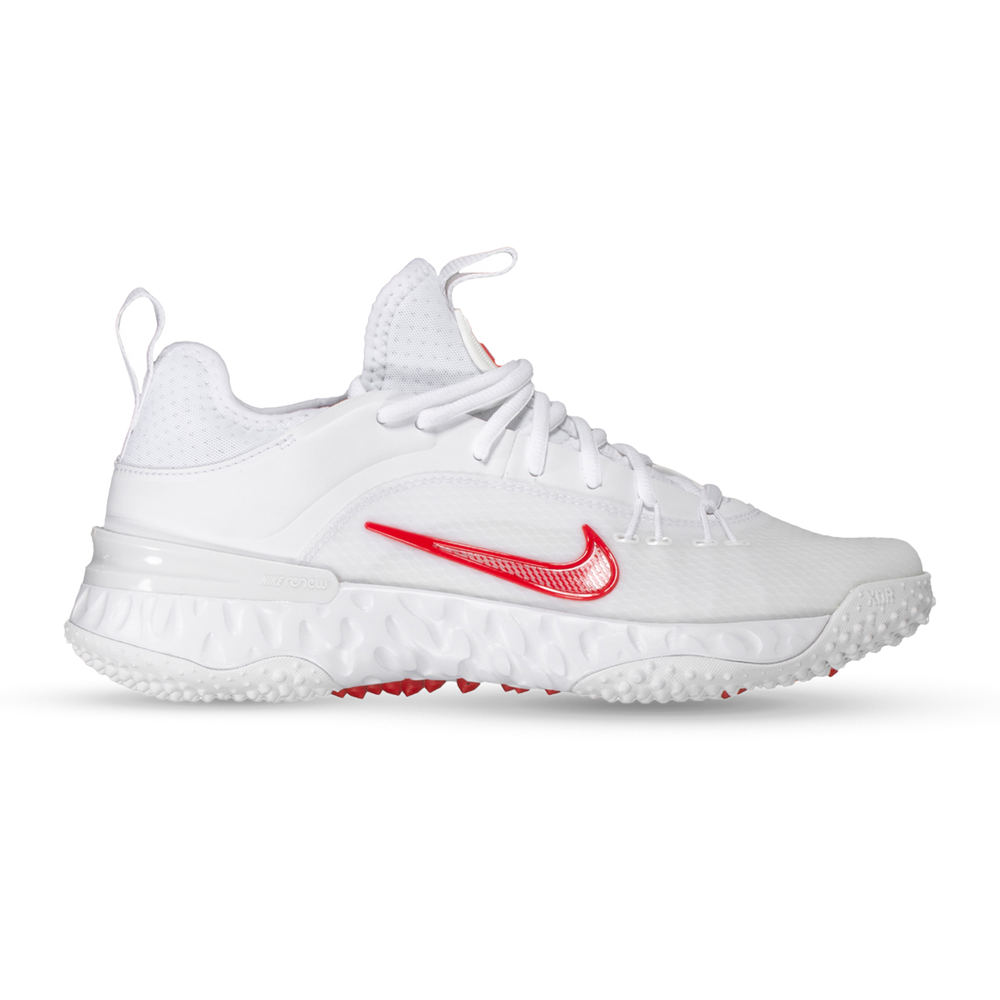 Nike Huarache 9 Elite Lacrosse Turf Shoes - Red