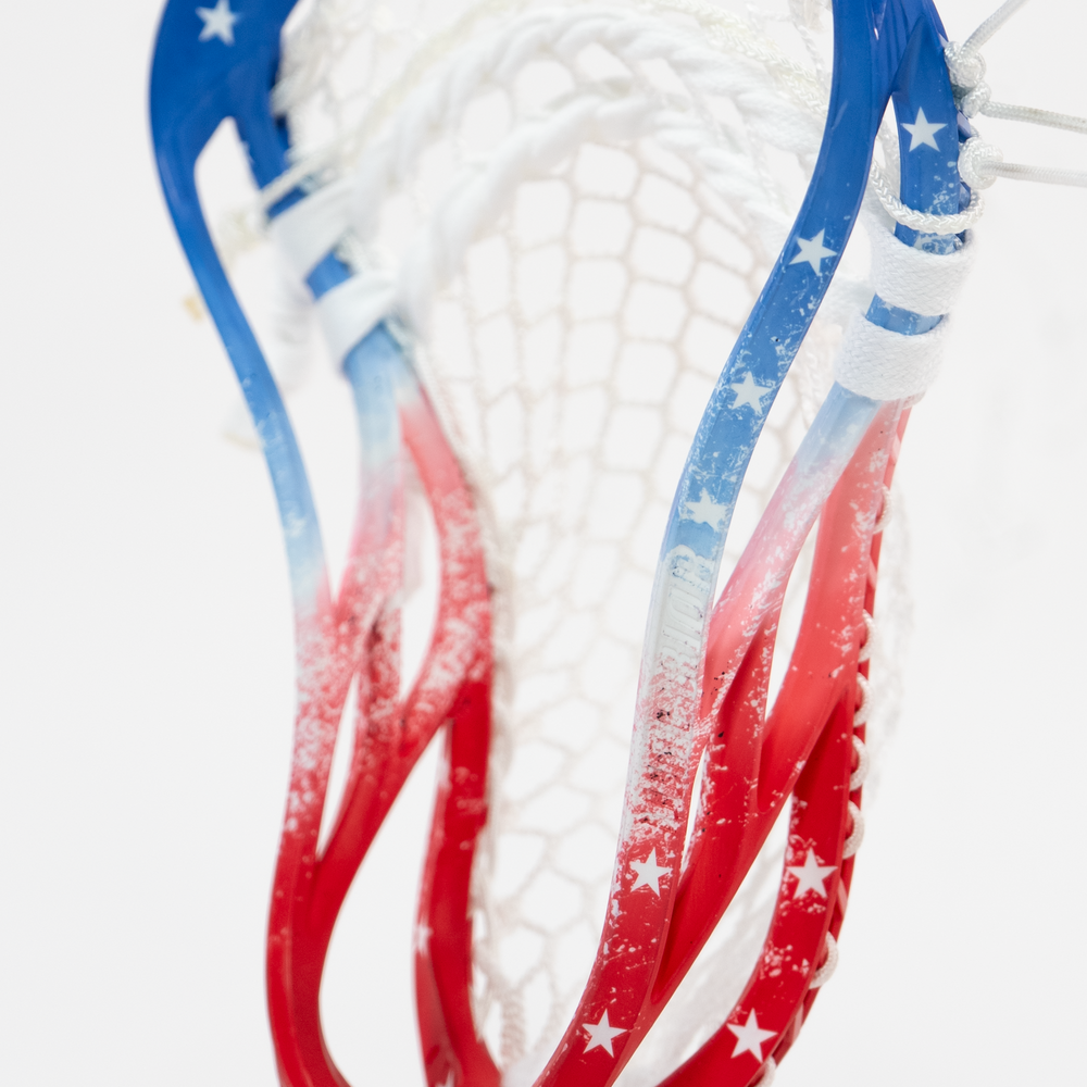 Warrior Evo V Stars and Bars Dyed Lacrosse Head