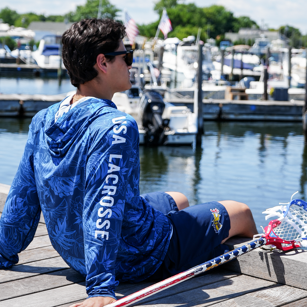 USA Lacrosse UPF Sun Hoodie