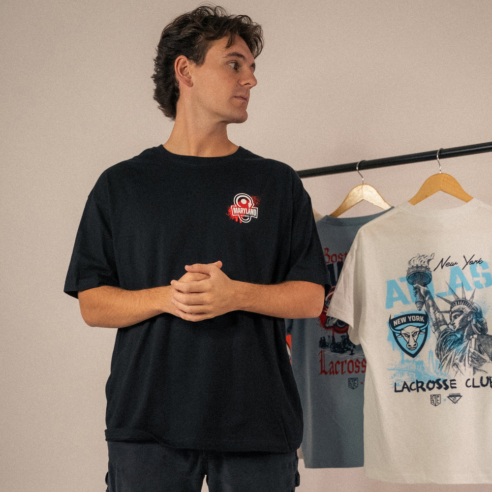 Maryland Whipsnakes Adult Lacrosse Tee