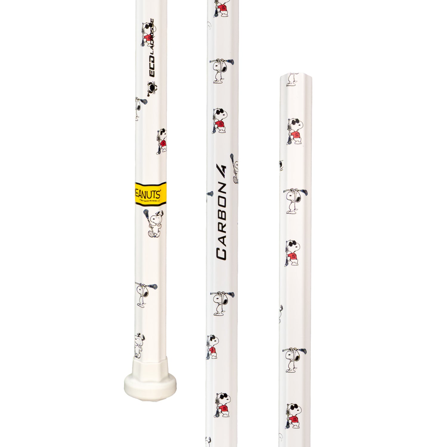 ECD Carbon 4.0 White Snoopy Defense Lacrosse Shaft
