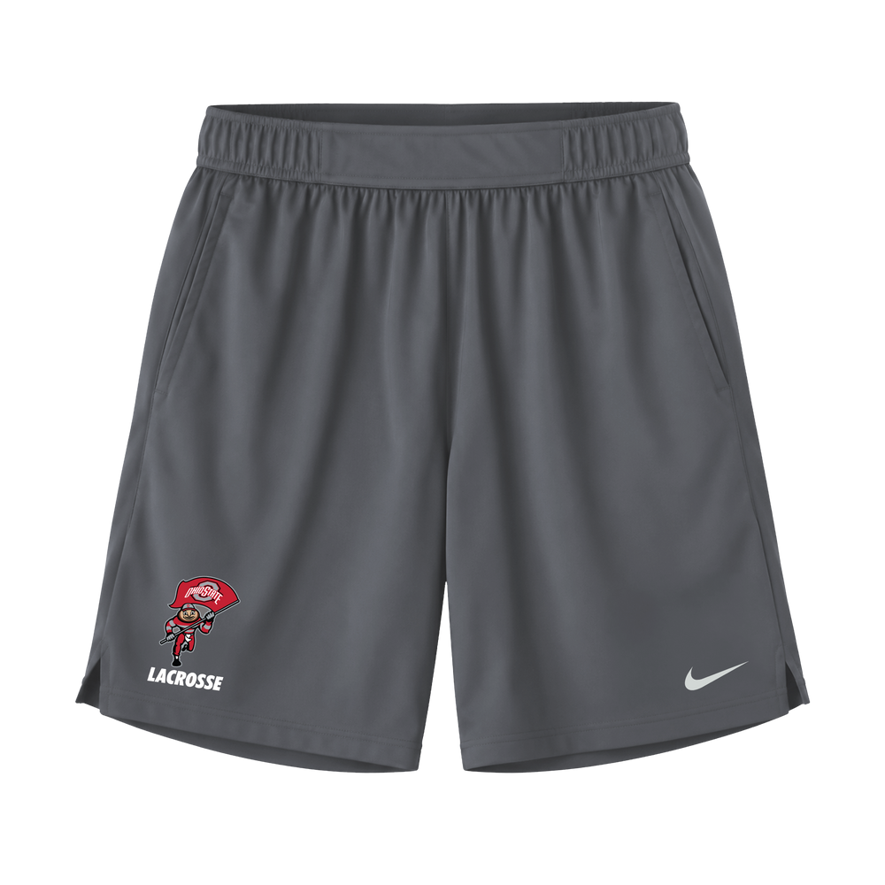 Nike Youth Ohio State Grey Lacrosse Shorts