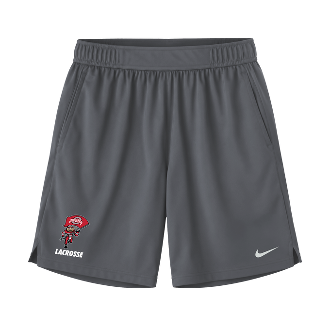 Nike Youth Ohio State Grey Lacrosse Shorts