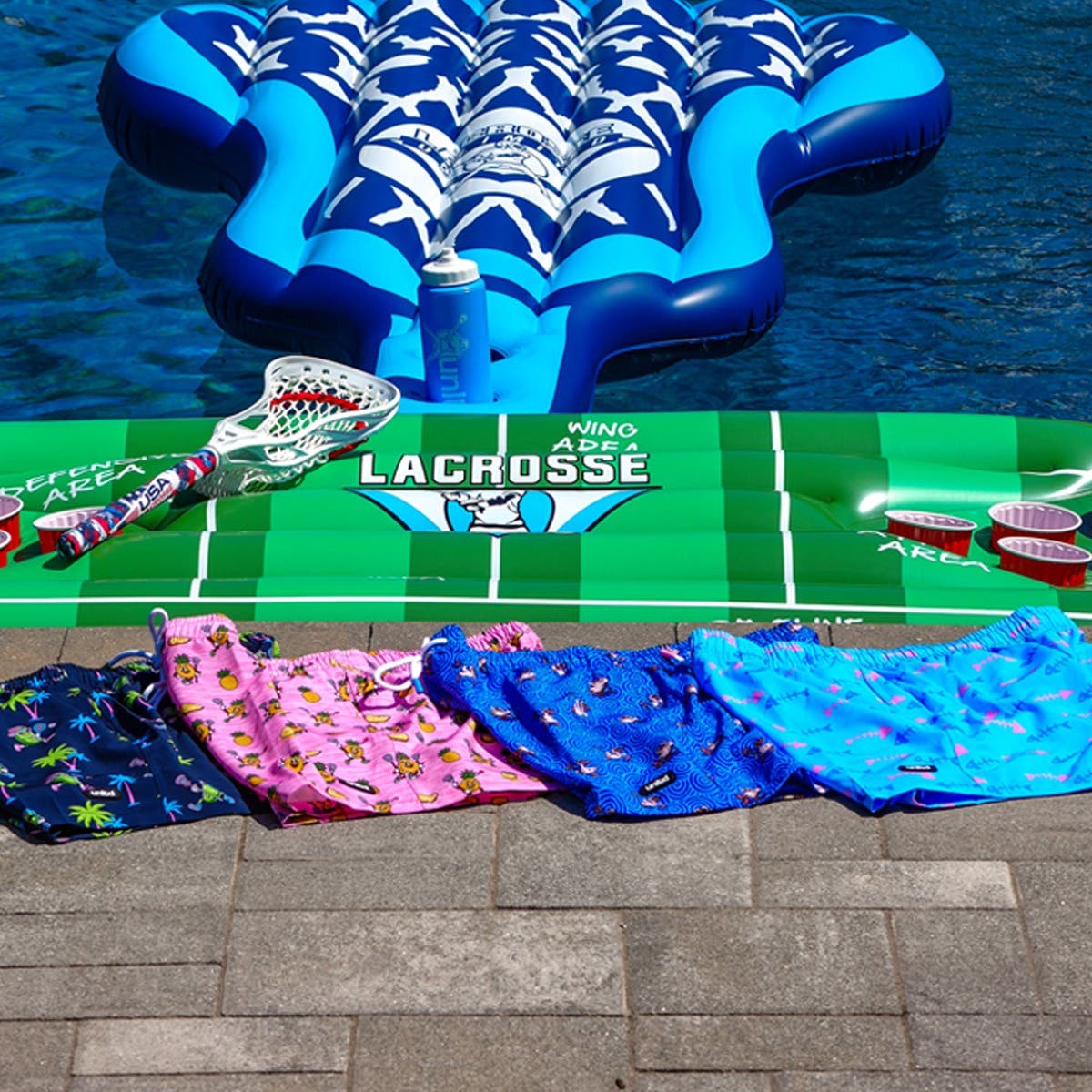 Pickleball Swim Dodge Lacrosse Shorts