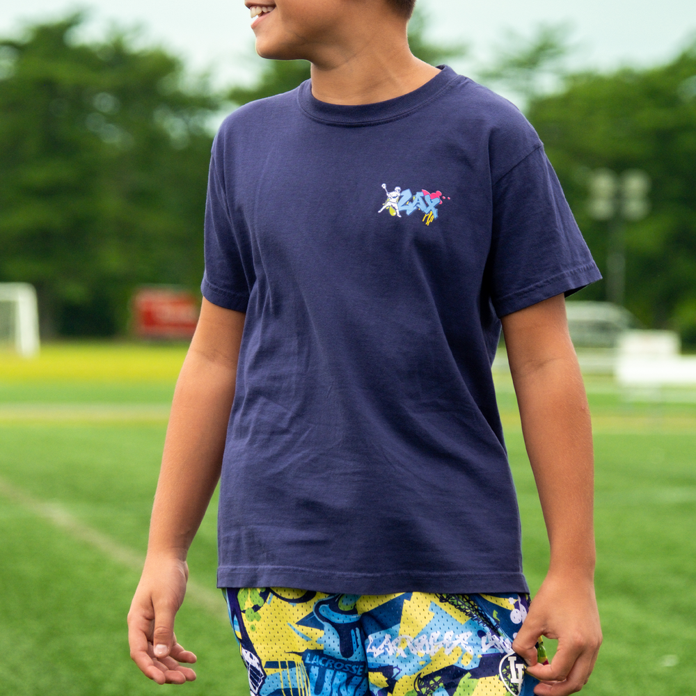 Street Spray Youth Lacrosse Tee