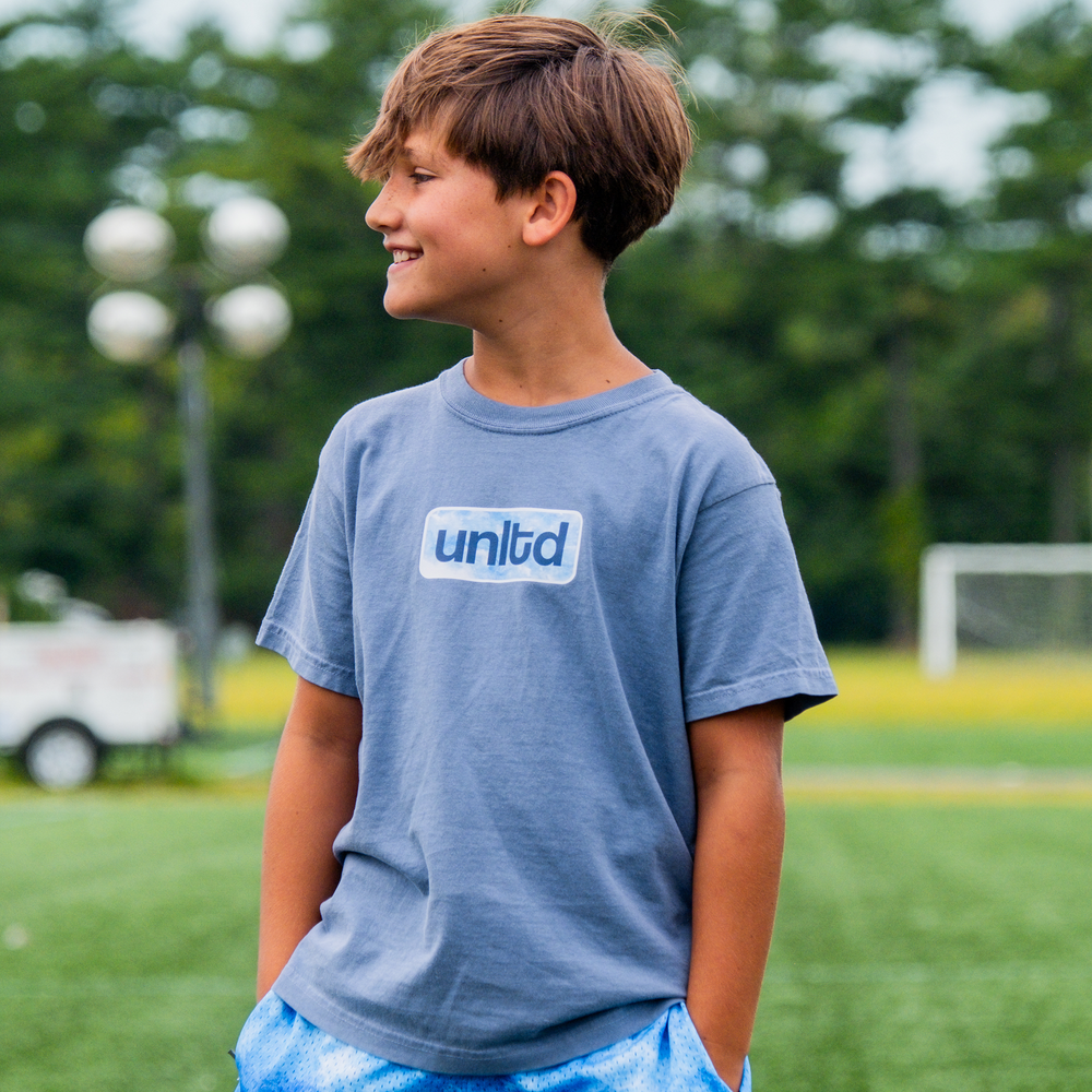 Blue Flow Youth Lacrosse Tee