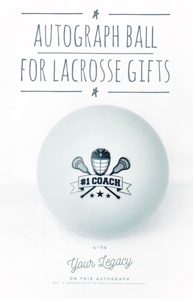 signable lacrosse ball