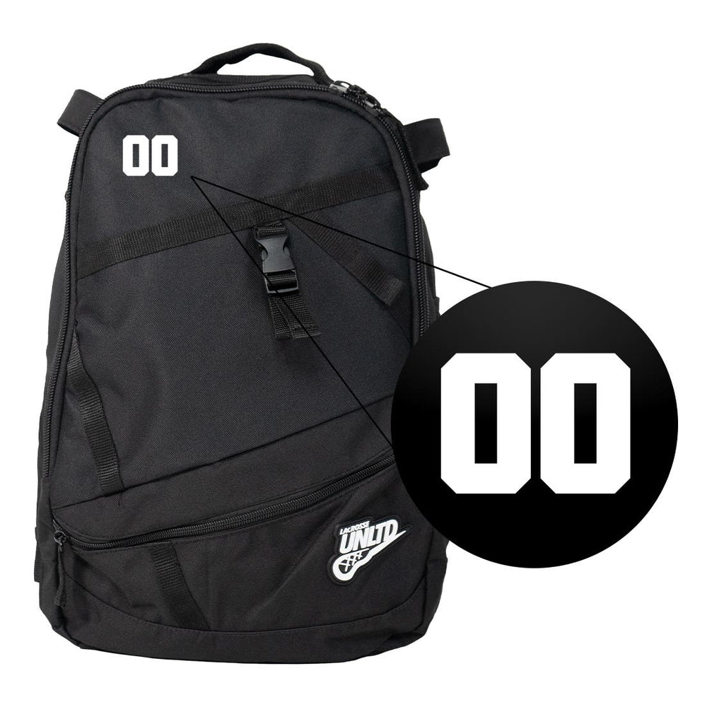 Overtime Black Junior Lacrosse Backpack