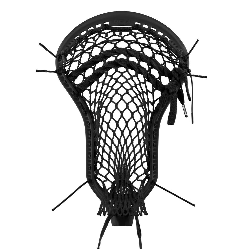 StringKing Mark 3V Strung Lacrosse Head - Black
