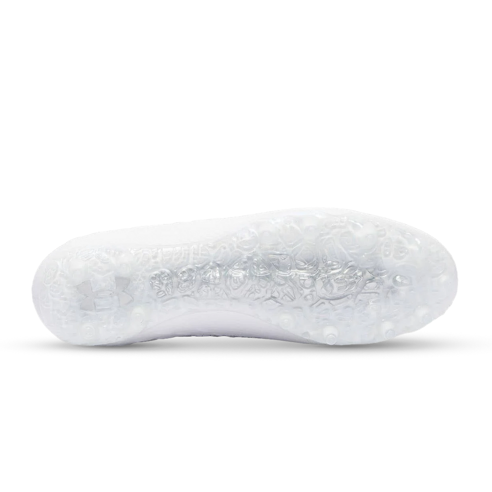 Under Armour Blur Nitro MC Lacrosse Cleats - White