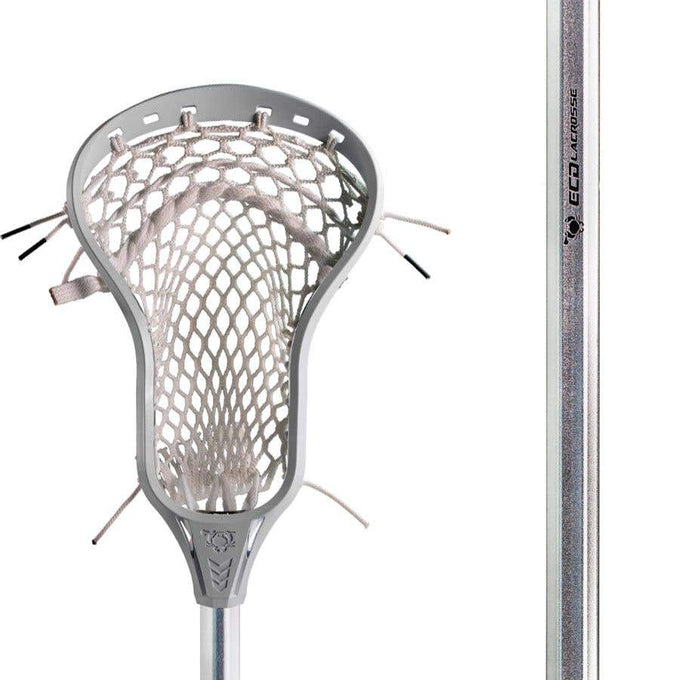 ECD Bravo 1 Complete Lacrosse Stick - Silver