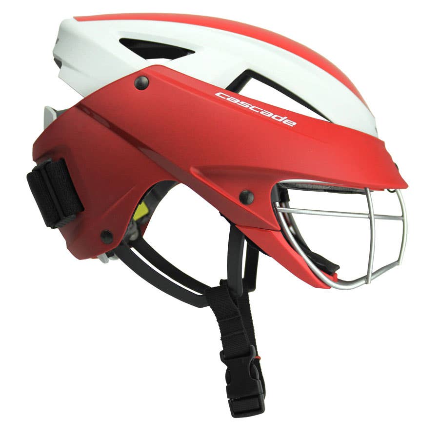 Cascade LX Women's Lacrosse Helmet/Headgear - Red