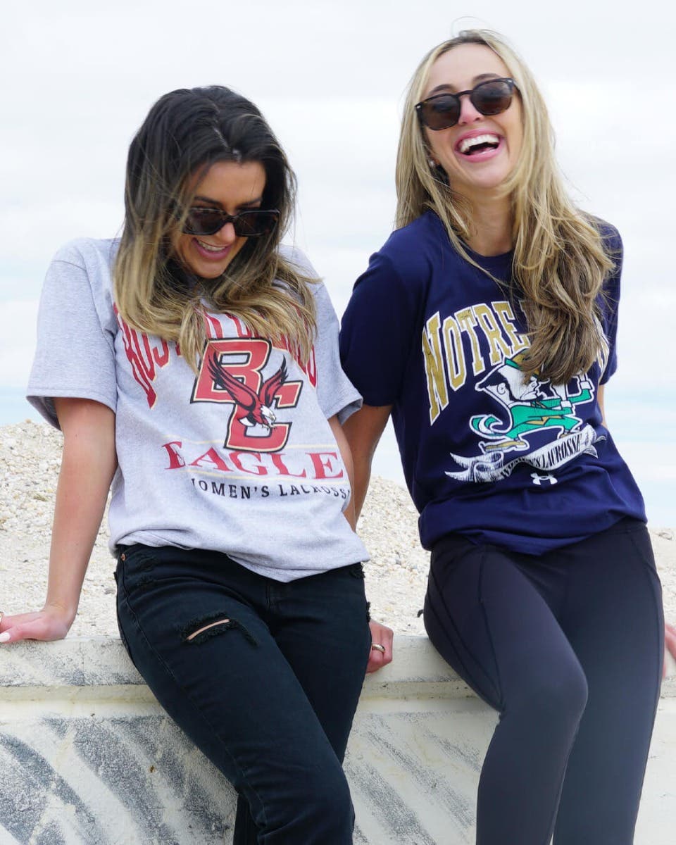 Notre Dame Women's Lacrosse Tee W/ BC Tee 4