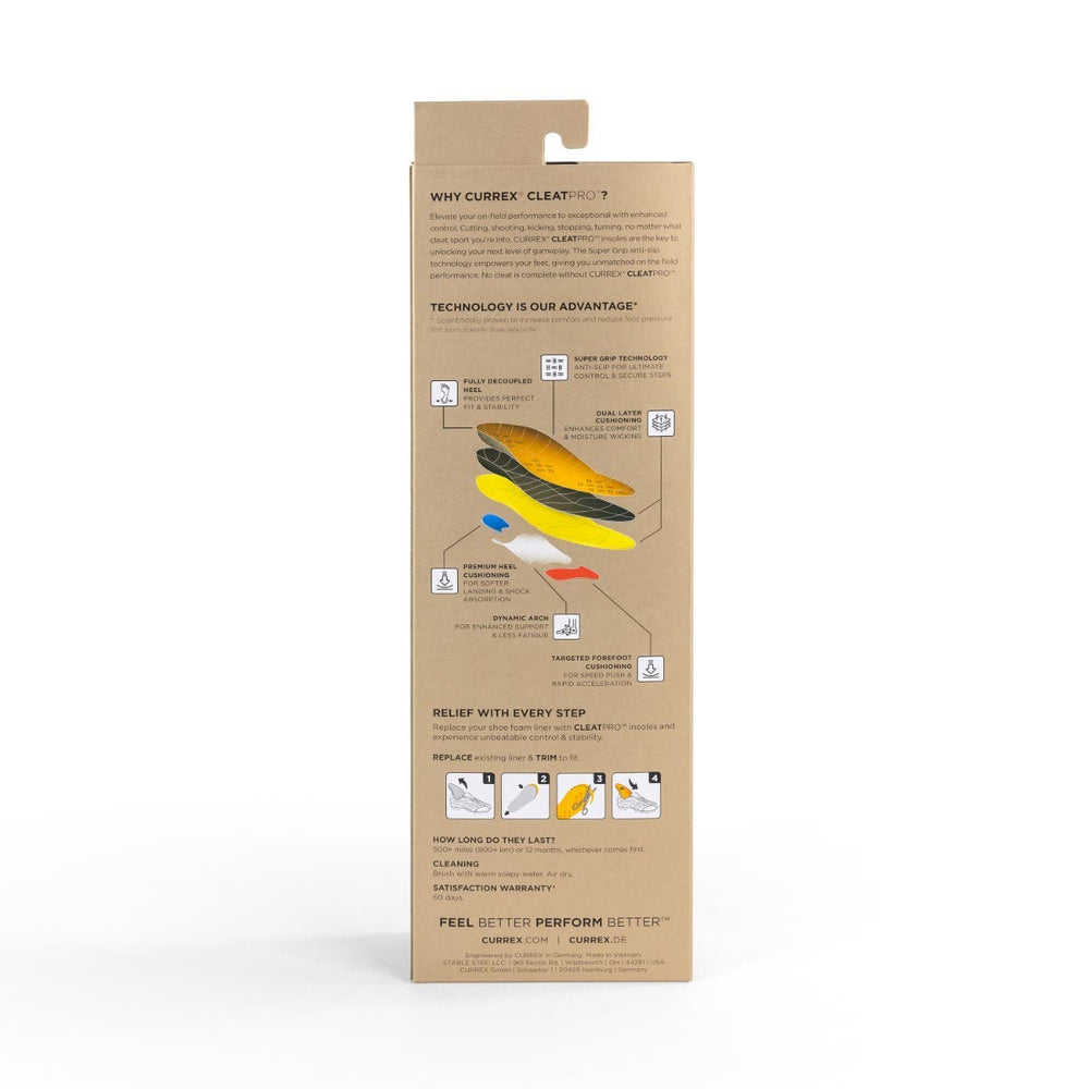 CURREX® CLEATPRO™ Insoles Low